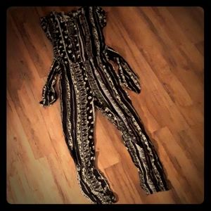 Girls buttoned romper